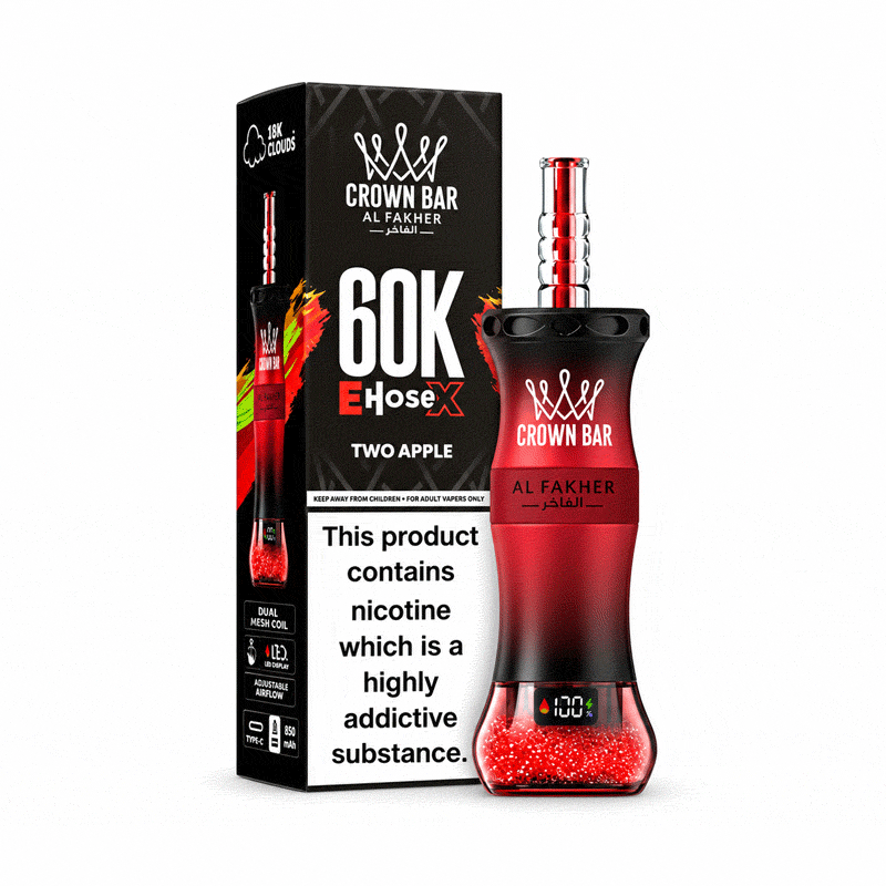 Al Fakher Crown Bar E-Hose X 60K Magic Love