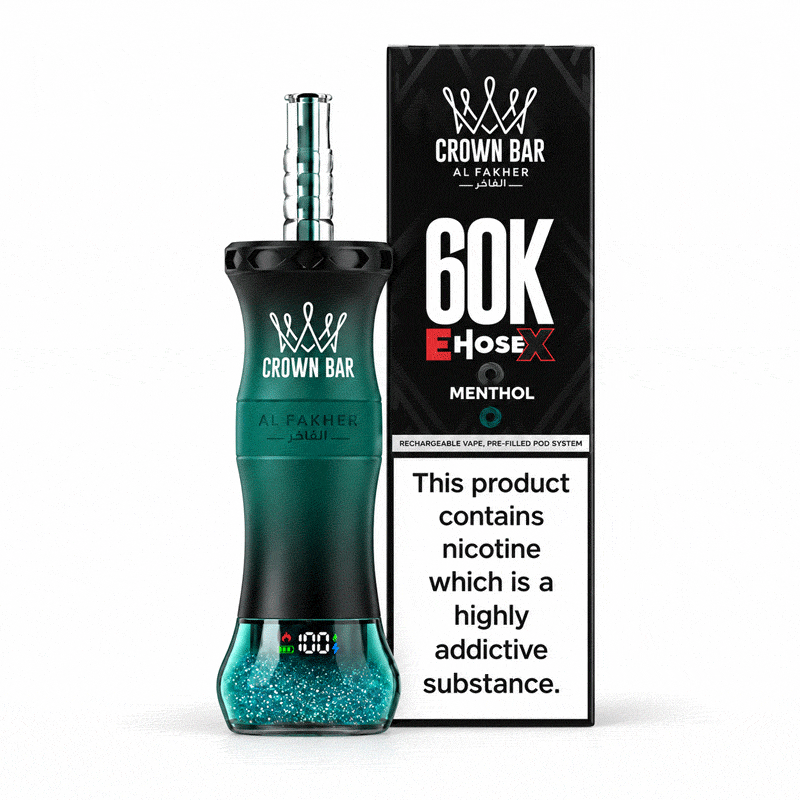 Al Fakher Crown Bar E-Hose X 60K Menthol